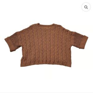 POL Brown Chunky Knit Sweater